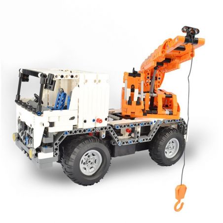 DOUBLEE CADA C51013 51013 non  XE CẨU HÀNG bộ đồ chơi xếp lắp ráp ghép mô hình  MOBILE CRANE Kỹ Thuật Công Nghệ Cao Mô Hình Phương Tiện 838 khối