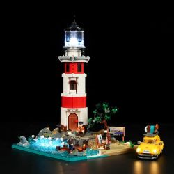 Lumibricks FunWhole 18007 Sunrise Lighthouse Xếp hình lắp ráp ghép mô hình Chuyến đi đường: Ngọn hải đăng Shoreline