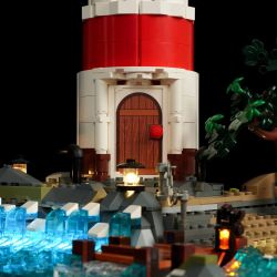 Lumibricks FunWhole 18007 Sunrise Lighthouse Xếp hình lắp ráp ghép mô hình Chuyến đi đường: Ngọn hải đăng Shoreline