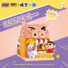 BALODY 21274 Xếp hình lắp ráp ghép mô hình Crayon Shin-chan: Cửa hàng Burger Zaemon