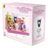 TOP TOY TC3103 Xếp hình lắp ráp ghép mô hình Thời gian rảnh rỗi của Sanrio Meow Meow Meow House BOX Coolomi, Melody