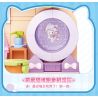 TOP TOY TC3103 Xếp hình lắp ráp ghép mô hình Thời gian rảnh rỗi của Sanrio Meow Meow Meow House BOX Coolomi, Melody