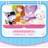 TOP TOY TC3103 Xếp hình lắp ráp ghép mô hình Thời gian rảnh rỗi của Sanrio Meow Meow Meow House BOX Coolomi, Melody