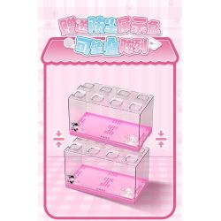 TOP TOY TC3103 Xếp hình lắp ráp ghép mô hình Thời gian rảnh rỗi của Sanrio Meow Meow Meow House BOX Coolomi, Melody