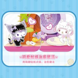 TOP TOY TC3103 Xếp hình lắp ráp ghép mô hình Thời gian rảnh rỗi của Sanrio Meow Meow Meow House BOX Coolomi, Melody