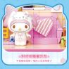 TOP TOY TC3103 Xếp hình lắp ráp ghép mô hình Thời gian rảnh rỗi của Sanrio Meow Meow Meow House BOX Coolomi, Melody