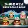 TOP TOY TC3601 Burger Shop Xếp hình lắp ráp ghép mô hình Line Puppy sắp khai trương: nhà hàng thức ăn nhanh burger