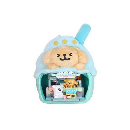 TOP TOY TC3604 Bubble Tea Xếp hình lắp ráp ghép mô hình Line Puppy sắp khai trương: quán trà sữa trân châu