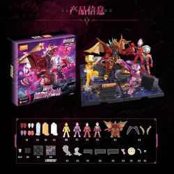 BLOKEES 73010 Xếp hình lắp ráp ghép mô hình Hướng dẫn cực kỳ nổi tiếng: Trận chiến khốc liệt với Quái vật siêu dung hợp