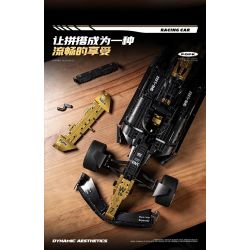 POPK MK6023 Xếp hình lắp ráp ghép mô hình Xe F1 1:8
