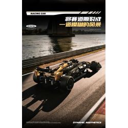 POPK MK6023 Xếp hình lắp ráp ghép mô hình Xe F1 1:8