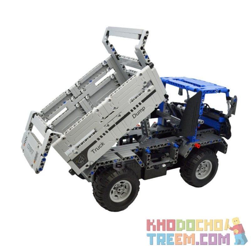 DOUBLEE CADA C51017 51017 non  XE TẢI CHỞ PHẾ THẢI bộ đồ chơi xếp lắp ráp ghép mô hình  DUMP TUCK Kỹ Thuật Công Nghệ Cao Mô Hình Phương Tiện 638 khối