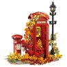 JIESTAR JJ9207 Telephone London Box Xếp hình lắp ráp ghép mô hình bốt điện thoại cổ điển