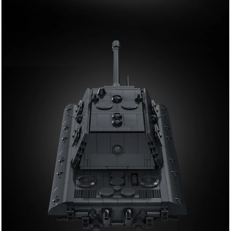 12GO 97020 E-100 Heavy Tank Xếp hình lắp ráp ghép mô hình Xe tăng hạng nặng E-100 phiên bản tháp pháo Maus 1:28