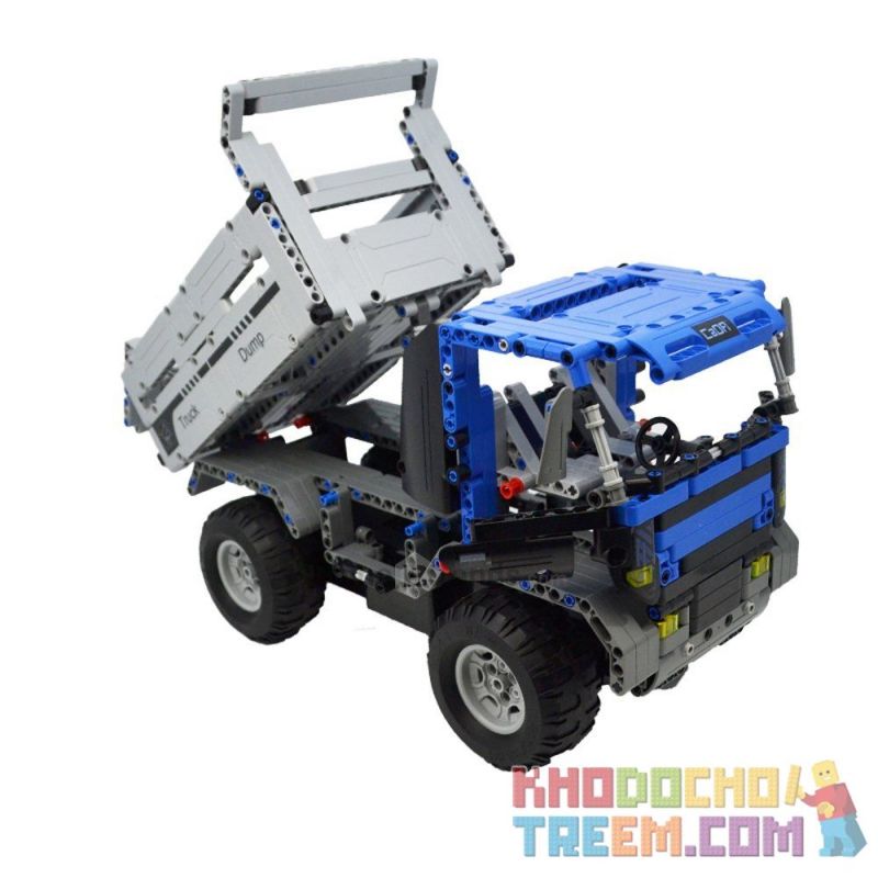 DOUBLEE CADA C51017 51017 non  XE TẢI CHỞ PHẾ THẢI bộ đồ chơi xếp lắp ráp ghép mô hình  DUMP TUCK Kỹ Thuật Công Nghệ Cao Mô Hình Phương Tiện 638 khối
