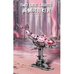 Beautiful and 13098 Beautiful and 13099 Xếp hình lắp ráp ghép mô hình Cá heo cơ khí