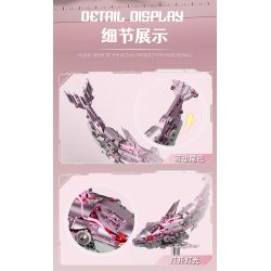 Beautiful and 13098 Beautiful and 13099 Xếp hình lắp ráp ghép mô hình Cá heo cơ khí