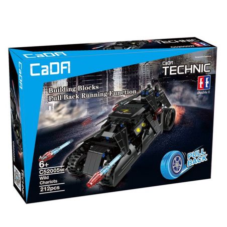 DOUBLEE CADA C52005 52005 non  XE Ô TÔ BỌC THÉP CỦA NGƯỜI DƠI bộ đồ chơi xếp lắp ráp ghép mô hình  WILD CHARIOTS Kỹ Thuật Công Nghệ Cao Mô Hình Phương Tiện 212 khối