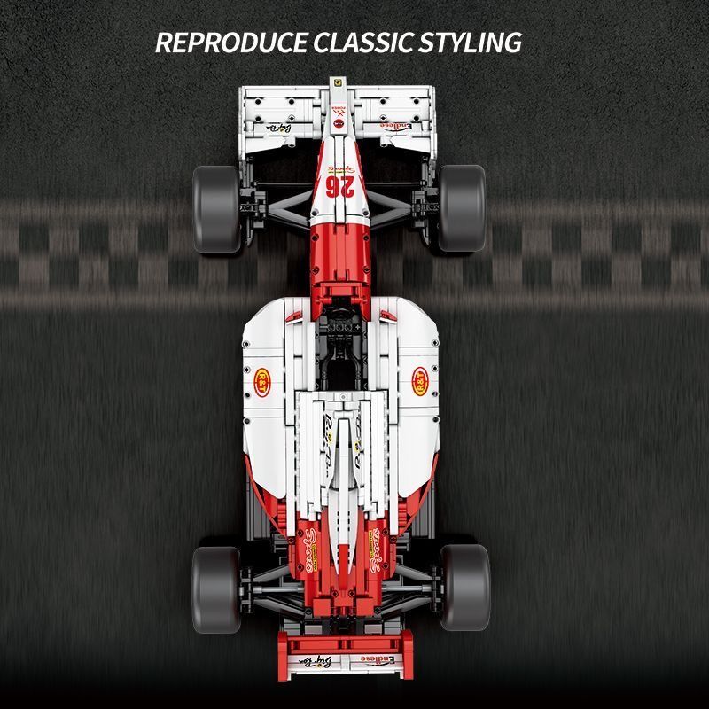 Reobrix 11039 Xếp hình lắp ráp ghép mô hình Đua xe công thức MP4 1:8