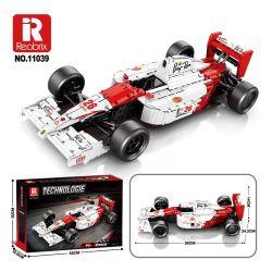 Reobrix 11039 Xếp hình lắp ráp ghép mô hình Đua xe công thức MP4 1:8