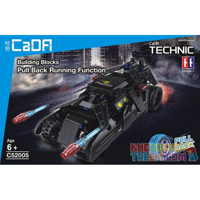 DOUBLEE CADA C52005 52005 non  XE Ô TÔ BỌC THÉP CỦA NGƯỜI DƠI bộ đồ chơi xếp lắp ráp ghép mô hình  WILD CHARIOTS Kỹ Thuật Công Nghệ Cao Mô Hình Phương Tiện 212 khối