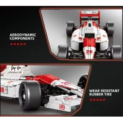 Reobrix 11039 Xếp hình lắp ráp ghép mô hình Đua xe công thức MP4 1:8