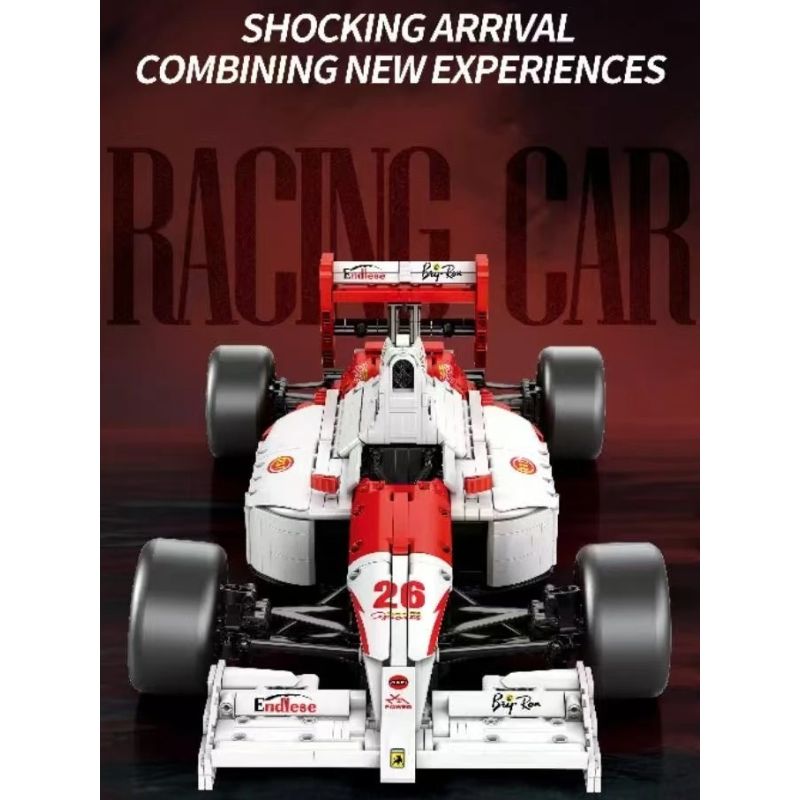 Reobrix 11039 Xếp hình lắp ráp ghép mô hình Đua xe công thức MP4 1:8