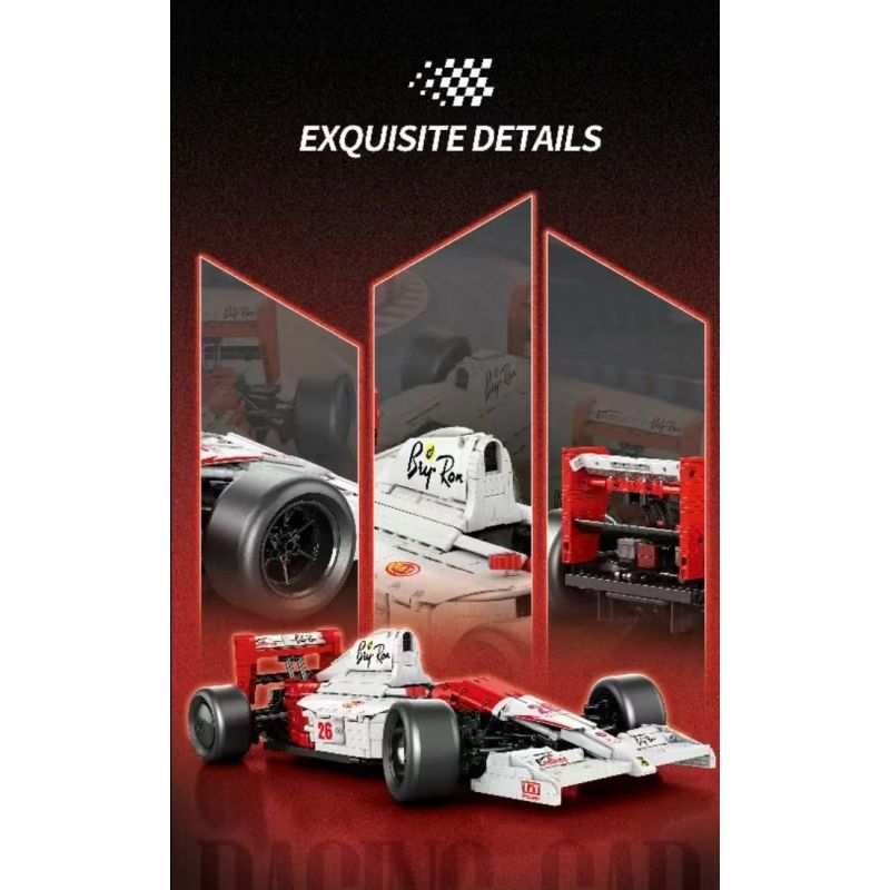 Reobrix 11039 Xếp hình lắp ráp ghép mô hình Đua xe công thức MP4 1:8