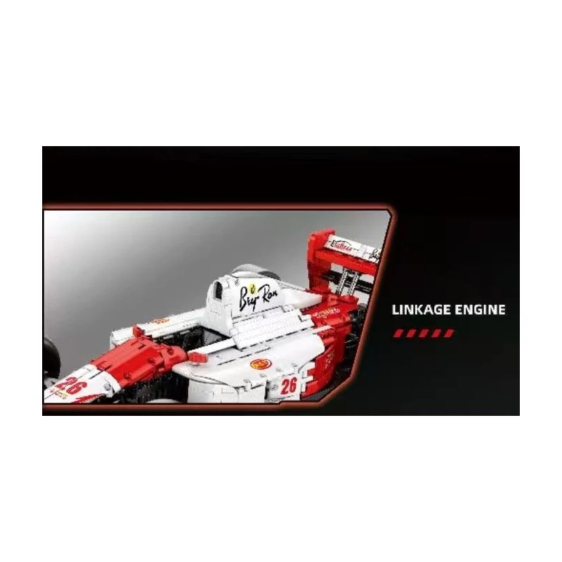 Reobrix 11039 Xếp hình lắp ráp ghép mô hình Đua xe công thức MP4 1:8