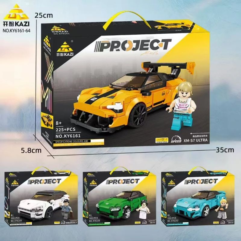 KAZI GBL BOZHI KY6161 Xếp hình lắp ráp ghép mô hình XM-S7 Siêu