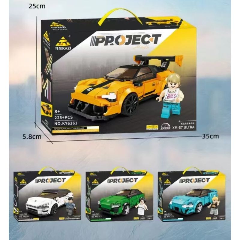 KAZI GBL BOZHI KY6161 Xếp hình lắp ráp ghép mô hình XM-S7 Siêu