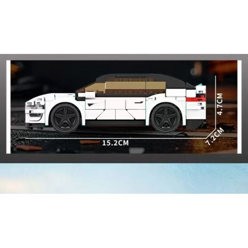 KAZI GBL BOZHI KY6164 Xếp hình lắp ráp ghép mô hình Tesla Model-Y