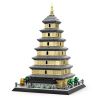 WANGE LIGAO Dr.Luck 5247 Giant Wild Goose Pagoda Xếp hình lắp ráp ghép mô hình Chùa Ngỗng Hoang Lớn ở Tây An, Thiểm Tây, Trung Quốc