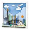 WANGE LIGAO Dr.Luck 4927 City Postcard Xếp hình lắp ráp ghép mô hình Bưu thiếp thành phố: Sydney