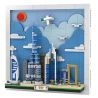 WANGE LIGAO Dr.Luck 4929 City Postcard Xếp hình lắp ráp ghép mô hình Bưu thiếp thành phố: Dubai