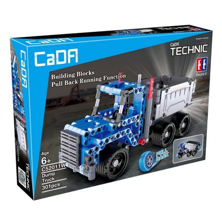 DOUBLEE CADA C52011 52011 non  XE TẢI CHỞ PHẾ LIỆU bộ đồ chơi xếp lắp ráp ghép mô hình  DUMP TUCK Kỹ Thuật Công Nghệ Cao Mô Hình Phương Tiện 301 khối