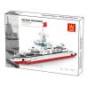 WANGE LIGAO Dr.Luck 3522 Type 055 Destroyer Xếp hình lắp ráp ghép mô hình kẻ hủy diệt