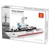 WANGE LIGAO Dr.Luck 3523 Type 081 Mine Countermeasures Ship Xếp hình lắp ráp ghép mô hình tàu quét mìn