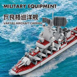 WANGE LIGAO Dr.Luck 3524 Varyag Aircraft Carrier Xếp hình lắp ráp ghép mô hình Tuần dương hạm Varyag