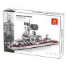 WANGE LIGAO Dr.Luck 3524 Varyag Aircraft Carrier Xếp hình lắp ráp ghép mô hình Tuần dương hạm Varyag