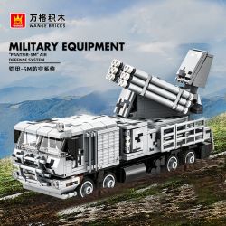 WANGE LIGAO Dr.Luck 5510 Pantsir-SM Air Defense System Xếp hình lắp ráp ghép mô hình Hệ thống phòng không Pantsir-SM