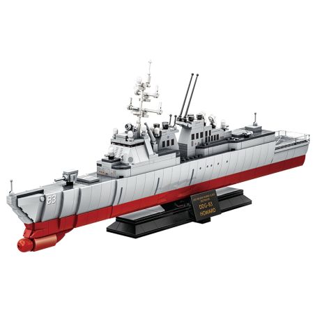 WANGE LIGAO Dr.Luck 5511 Arleigh Burke Class Destroyer Xếp hình lắp ráp ghép mô hình Khu trục hạm lớp Arleigh Burke