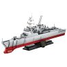 WANGE LIGAO Dr.Luck 5511 Arleigh Burke Class Destroyer Xếp hình lắp ráp ghép mô hình Khu trục hạm lớp Arleigh Burke