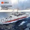 WANGE LIGAO Dr.Luck 5511 Arleigh Burke Class Destroyer Xếp hình lắp ráp ghép mô hình Khu trục hạm lớp Arleigh Burke
