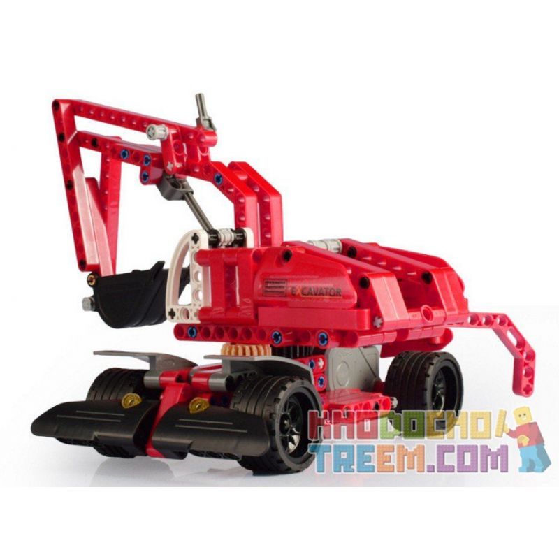 DOUBLEE CADA C52012 52012 non  MÁY XÚC bộ đồ chơi xếp lắp ráp ghép mô hình  EXCAVATOR Kỹ Thuật Công Nghệ Cao Mô Hình Phương Tiện 235 khối