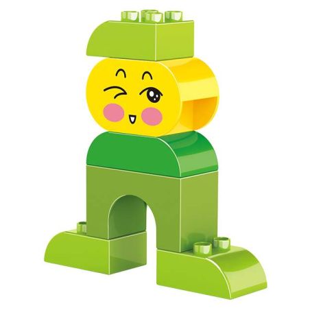 WANGE LIGAO Dr.Luck 096-6A My First Emotional Boy 4in1 Xếp hình lắp ráp ghép mô hình Cảm xúc nhỏ đầu tiên của tôi: Cậu bé (4 trong 1)