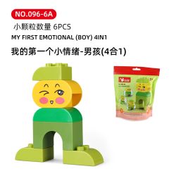 WANGE LIGAO Dr.Luck 096-6A My First Emotional Boy 4in1 Xếp hình lắp ráp ghép mô hình Cảm xúc nhỏ đầu tiên của tôi: Cậu bé (4 trong 1)