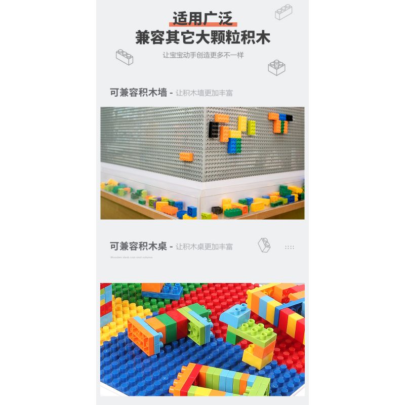 WANGE LIGAO Dr.Luck 096-1 Xếp hình lắp ráp ghép mô hình Hạt lớn số lượng lớn