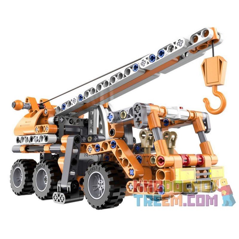 DOUBLEE CADA C52013 52013 non Lego XE CẨU bộ đồ chơi xếp lắp ráp ghép mô hình Technic MOBILE CRANE Kỹ Thuật Công Nghệ Cao Mô Hình Phương Tiện 272 khối