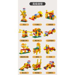 DUBIE 551 Xếp hình lắp ráp ghép mô hình Nhiều loại Gear Master